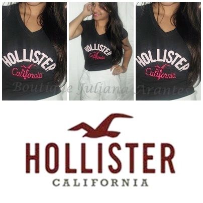Baby Look Hollister preta