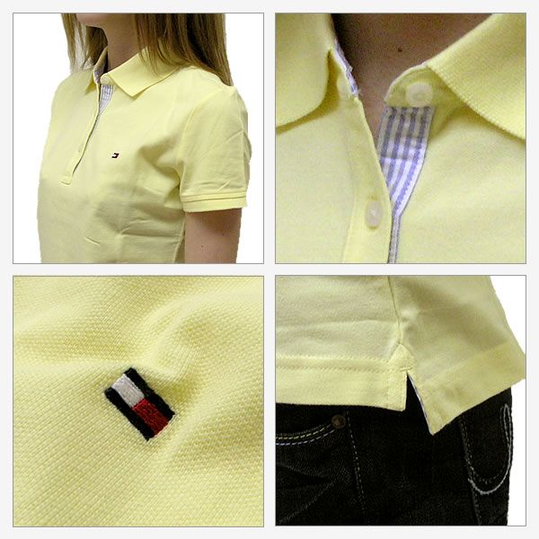 Camisa gola polo feminina Tommy.