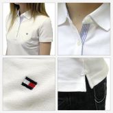 Camisa gola polo feminina Tommy.