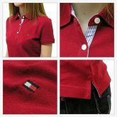 Camisa gola polo feminina Tommy.